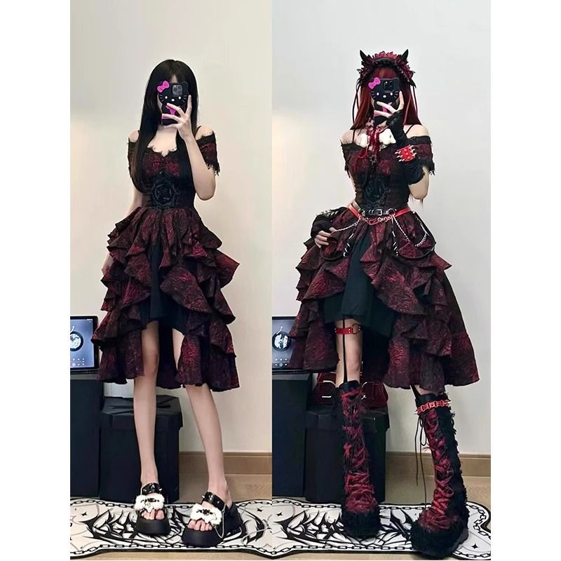 Victorian Women'S Formal Wear - Sukienka w stylu wiktoriańskiego gotyckiego lolita,