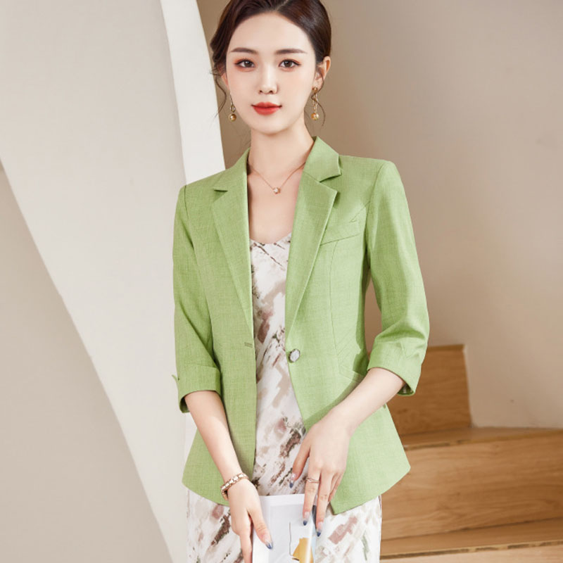 Women Formal Wear Black And White - Nowy wiosenny letni damski blezer damski