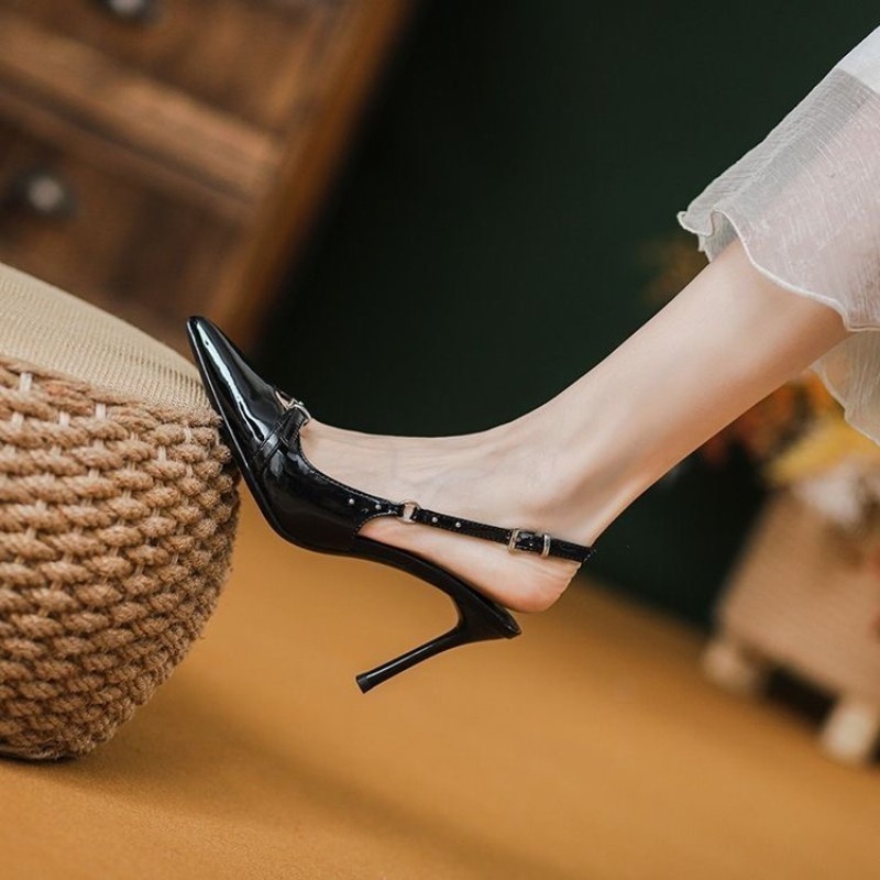 Damskie czółenka z odkrytą pię – Slingback Heel Formal recenzja i cena