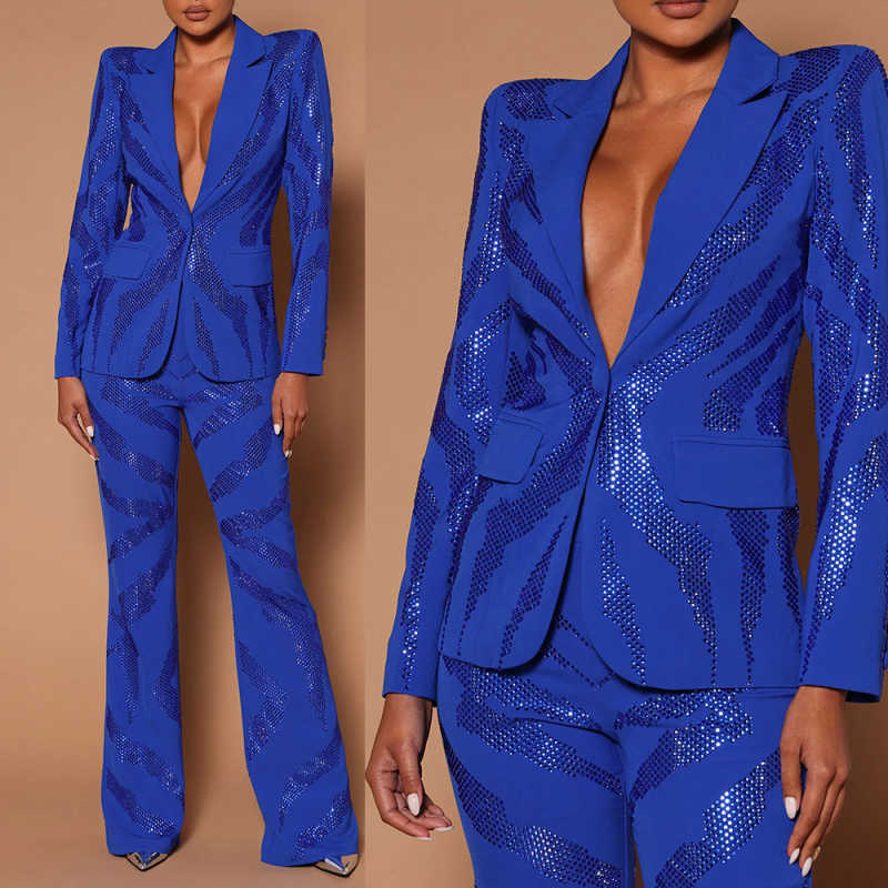 Damskie spodnie z cekinami, do – Women'S Formal Wear Plus Size recenzja i cena