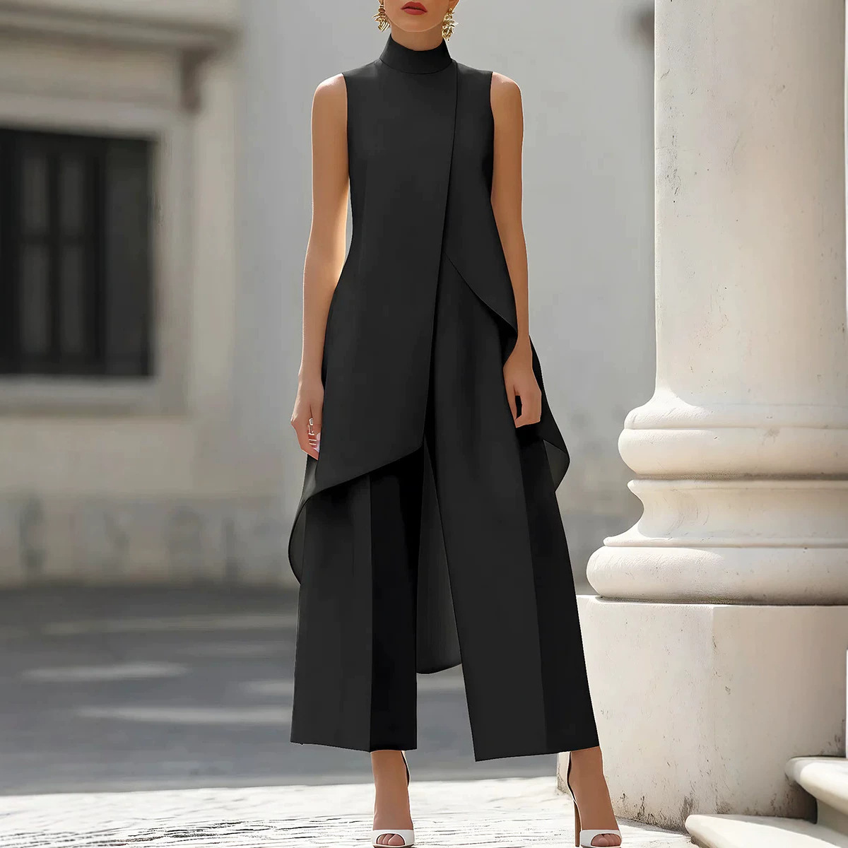 Damski zestaw dwuczęściowy: be – Female Formal Wear recenzja i cena