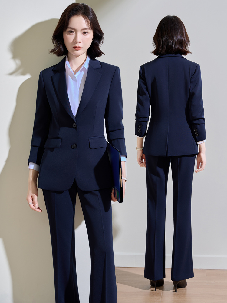 Granatowy profesjonalny garnit – Women Formal Wear Interview recenzja i cena