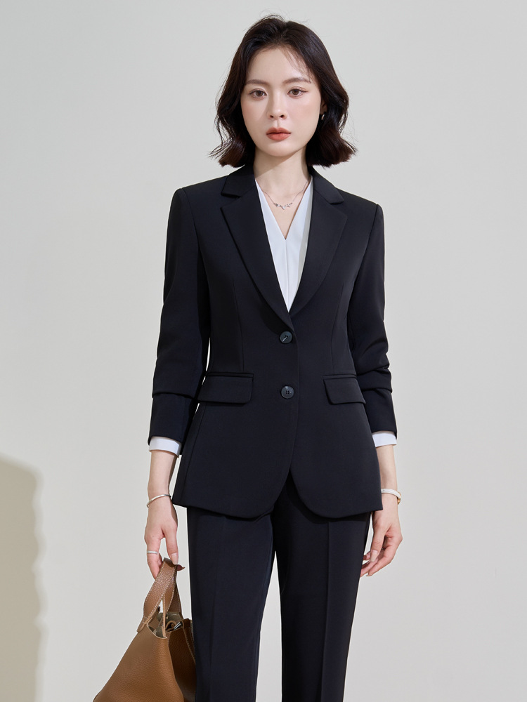 Granatowy profesjonalny garnit – Women Formal Wear Interview recenzja i cena