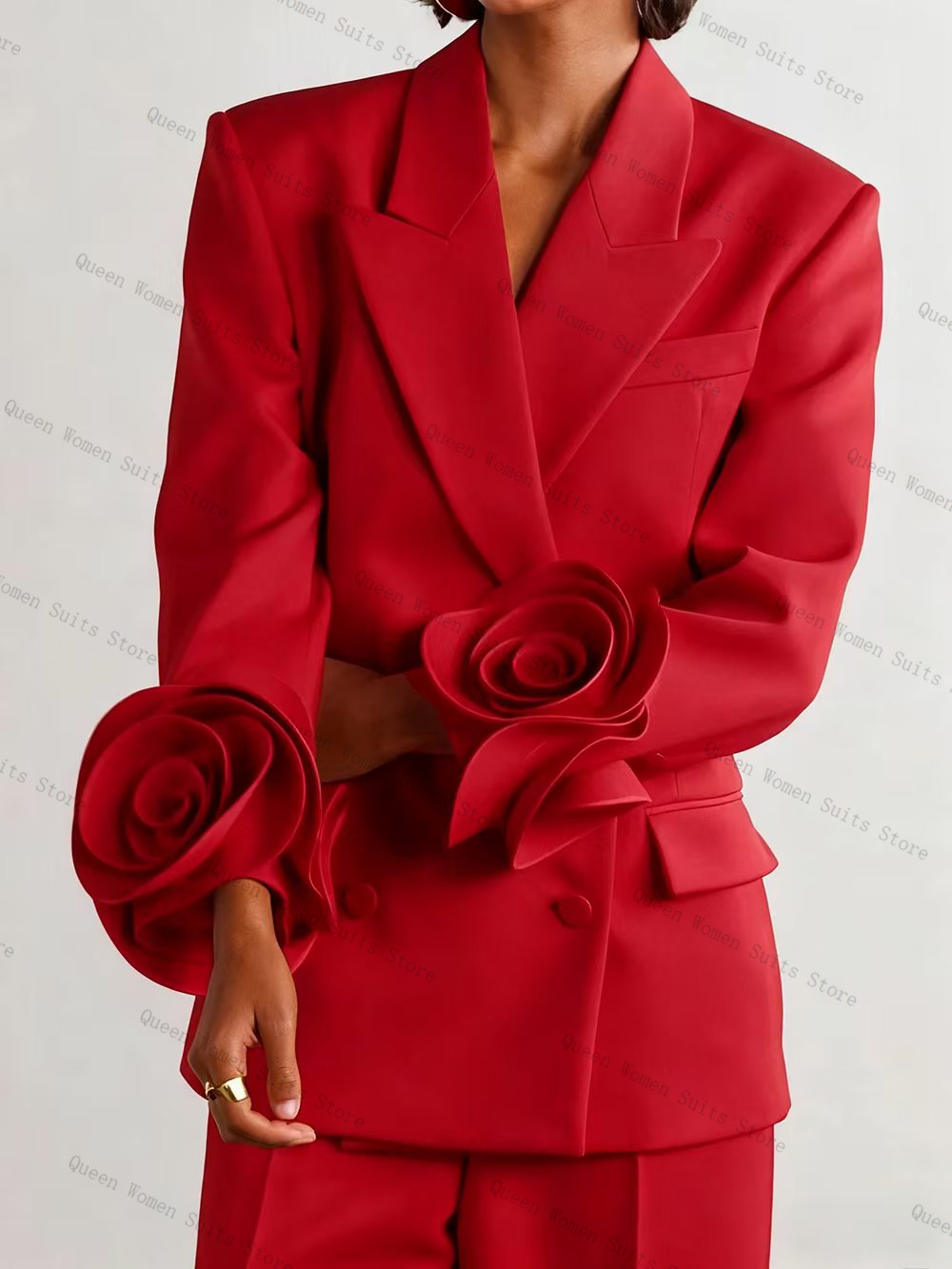 Luksusowy czerwony damski garn – Women Luxury Formal Wear recenzja i cena