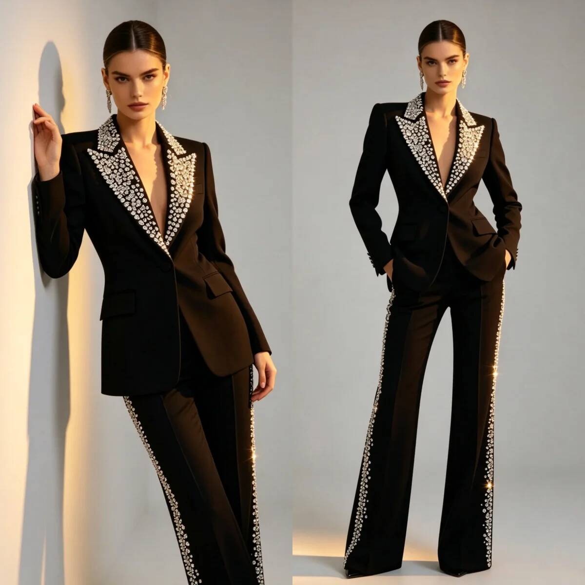 Kryształowe Kryształy Moda Dwu – Women'S Formal Wear Plus Size recenzja i cena