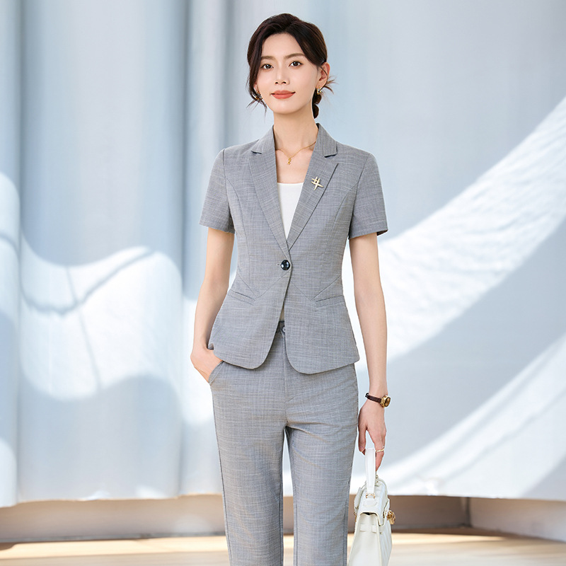 Damski komplet z krótkim rękaw – Women Formal Wear Interview recenzja i cena