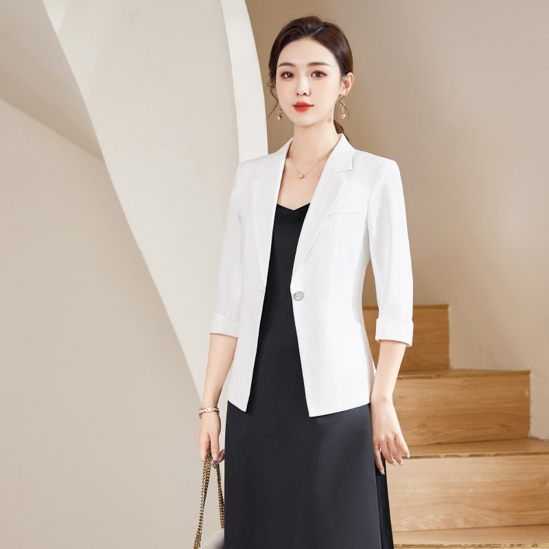 Nowy wiosenny letni damski ble – Women Formal Wear Black And White recenzja i cena