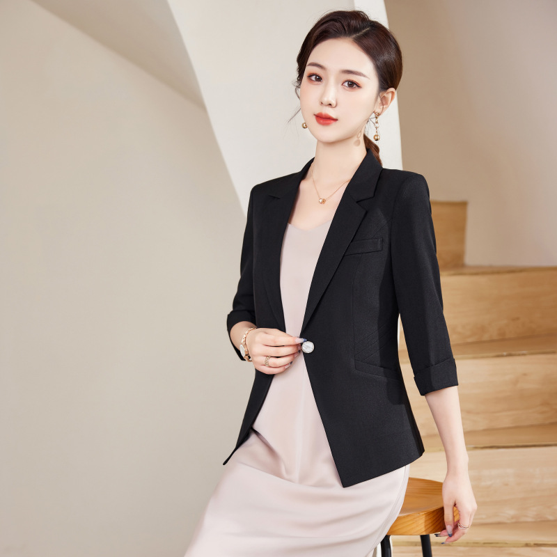 Nowy wiosenny letni damski ble – Women Formal Wear Black And White recenzja i cena