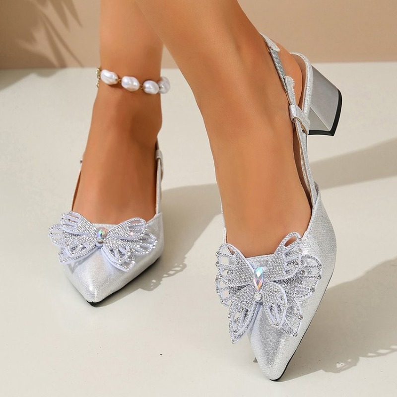 Damskie czółenka z odkrytą pię – Slingback Heel Formal recenzja i cena
