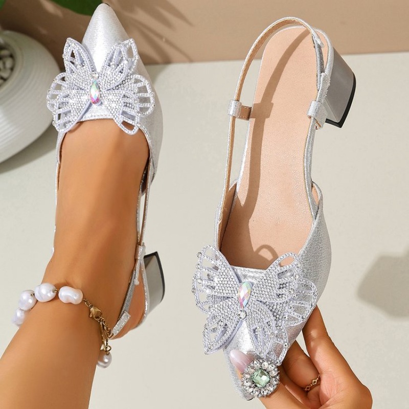 Damskie czółenka z odkrytą pię – Slingback Heel Formal recenzja i cena
