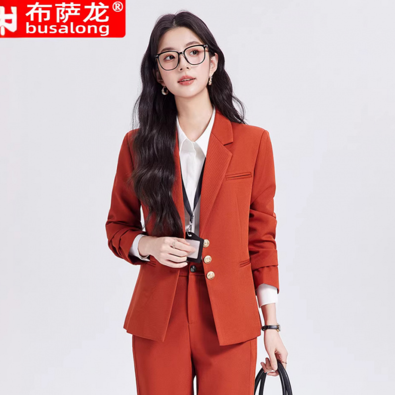 Damski garnitur w kolorze khak – Women Formal Wear Interview recenzja i cena