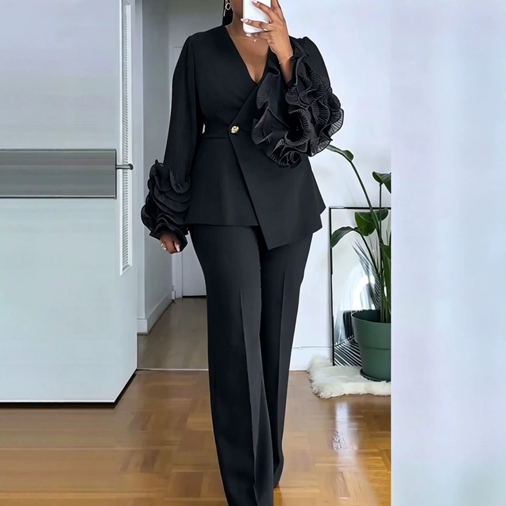 Damski dwuczęściowy garnitur z – Female Formal Wear recenzja i cena