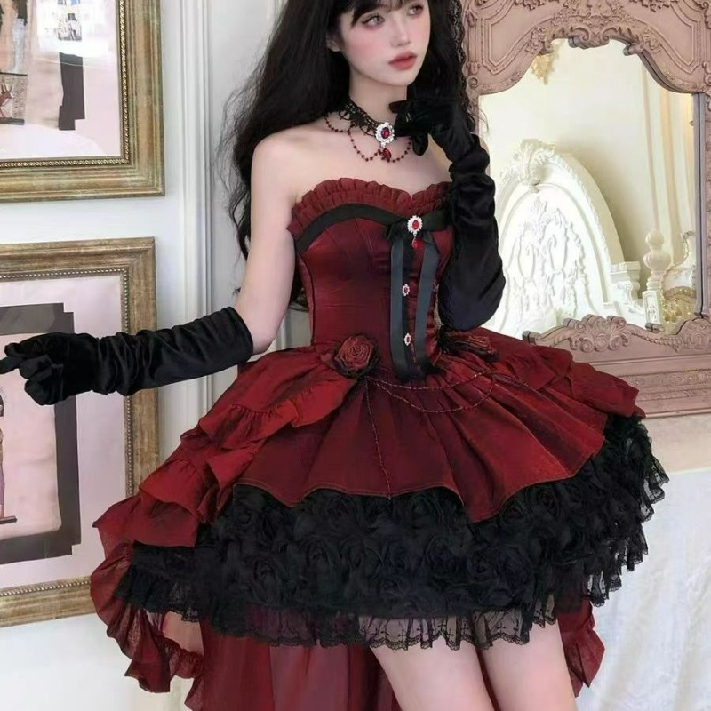 Sukienka Lolita w stylu wiktor – Victorian Women'S Formal Wear recenzja i cena