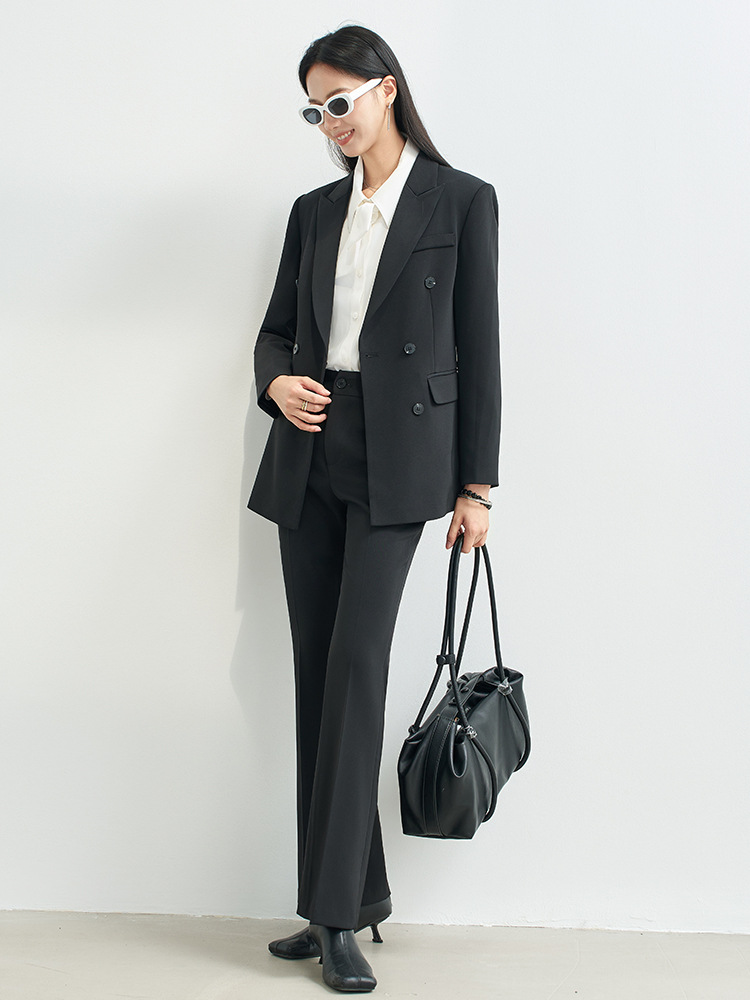 Granatowy profesjonalny garnit – Women Formal Wear Interview recenzja i cena